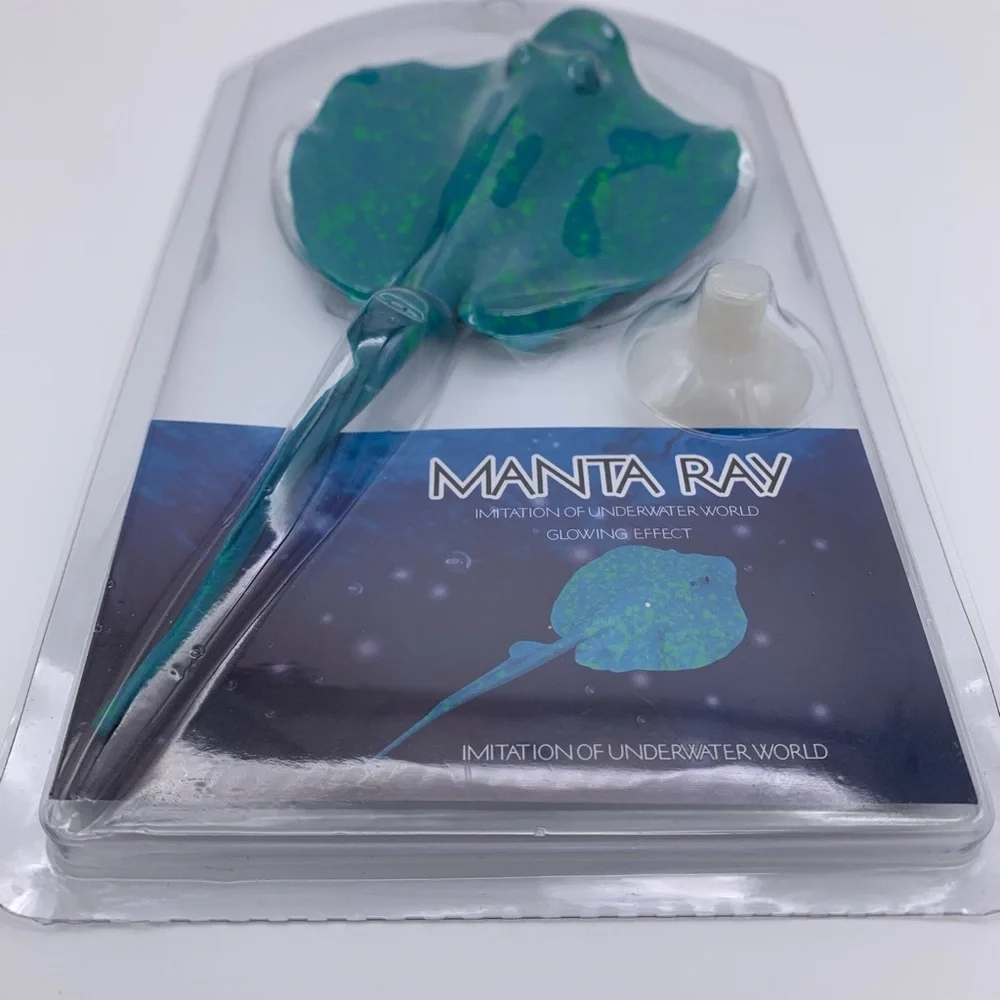 “Manta Ray” Glowing Underwater Decorative Stingray NEW SEALED!